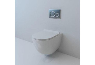 Унитаз подвесной безободковый Esbano Gardena W 37x48 белый SoftClose