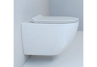 Унитаз подвесной безободковый Esbano Gardena W 37x48 белый SoftClose