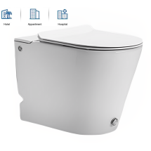 Унитаз приставной CeruttiSpa ARGENTERA Pulse 60x35 с импульсным смывом, сиденье Duroplast, микролифт