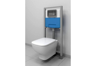 Инсталляция для унитаза Ideal Standard Prosys Frame 120 M R020467 с черной матовой клавишей смыва R0121A6