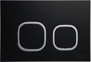 Комплект Welt-Wasser AMBERG 497 + NESENBACH 004 GL-WT + AMBERG RD-BL с черной клавишей