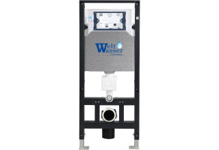 Комплект Welt-Wasser AMBERG 506 + GELBACH 004 MT-BL + AMBERG RD-WT с белой клавишей