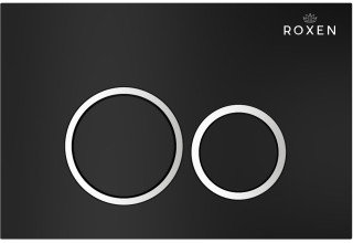 Комплект инсталляции Roxen StounFix Slim 506406 клавиша черная