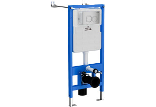 Комплект инсталляции Roxen StounFix Slim 547461 клавиша хром глянцевый
