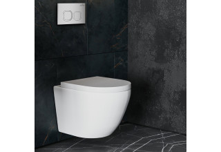 Комплект инсталляции Roxen StounFix Slim 547461 клавиша хром глянцевый