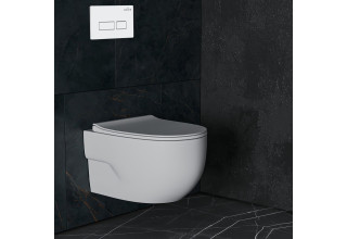 Комплект инсталляции Roxen StounFix Slim 576390 клавиша белый глянцевый