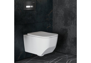 Комплект инсталляции Roxen StounFix Slim 649644 клавиша черная