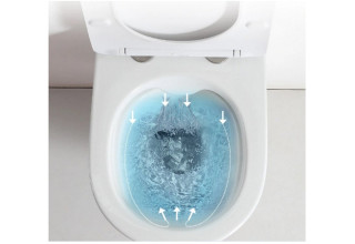 Подвесной унитаз CeruttiSpa Adige Aria 36x49 безободковый SoftClose