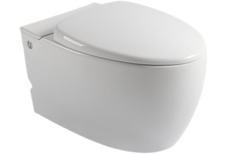 Подвесной унитаз CeruttiSpa Kanin Aria C-375C 38,5x59,5 с инсталляцией с импульсным смывом SoftClose