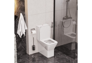 Унитаз напольный CeruttiSpa ELLERO 38,0x60,0 безободковый SoftClose