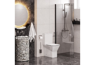 Унитаз напольный CeruttiSpa ELLERO 38,0x60,0 безободковый SoftClose