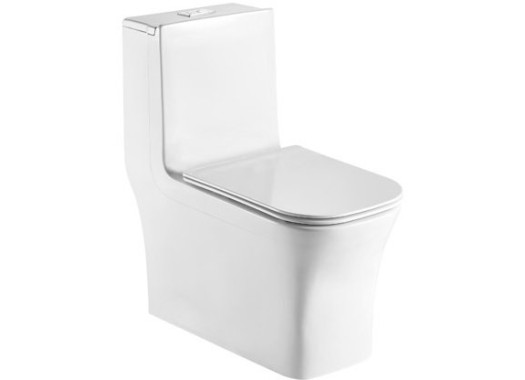 Унитаз напольный Welt-Wasser GLANBACH 001 GL-WT 36,5x67 безободковый белый глянец SoftClose Унитаз напольный Welt-Wasser GLANBACH 001 GL-WT 36,5x67 безободковый белый глянец SoftClose