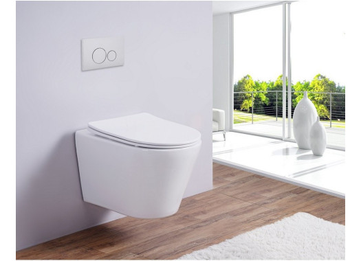 Унитаз подвесной Esbano Clavel W 37x49 белый глянец Унитаз подвесной Esbano Clavel W 37x49 белый глянец