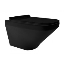 Унитаз подвесной Esbano Onix ESUPONIXBM 37,5x54 сиденье Duroplast, SoftClose, черный матовый