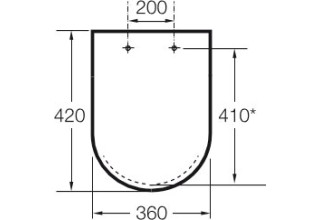 Унитаз подвесной Roca Hall Compacto 346627000 + 801622004 с пневмокрышкой