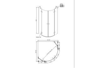 Душевое ограждение Ambassador Diamond 12011101
