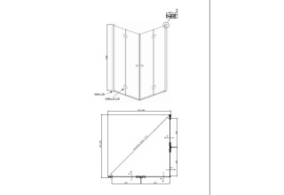 Душевое ограждение Ambassador Nord 13011108