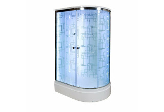 Душевая кабина Deto EM2712 L LED с гидромассажем