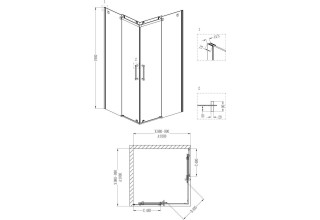 Душевой уголок Grossman GR-1100
