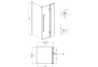 Душевой уголок Grossman GR-6090