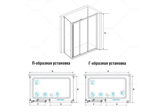 Душевой уголок RGW CL-40 (CL-11 + Z-050-1) 04094050-011