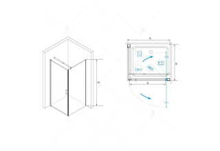 Душевой уголок RGW LE-33 06123399-11