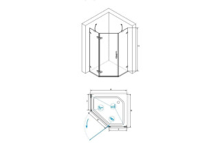 Душевой уголок RGW SA-81 02038199-11