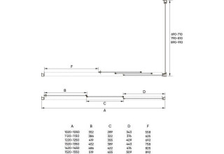 Душевой уголок Veconi Rovigo 150х90х195 стекло прозрачное профиль хром RV031-15090-01-C5
