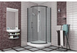 Душевой уголок BRAVAT BLACKLINE BS090.1110A