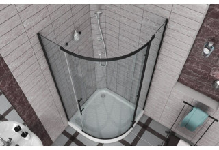 Душевой уголок BRAVAT BLACKLINE BS090.1110A