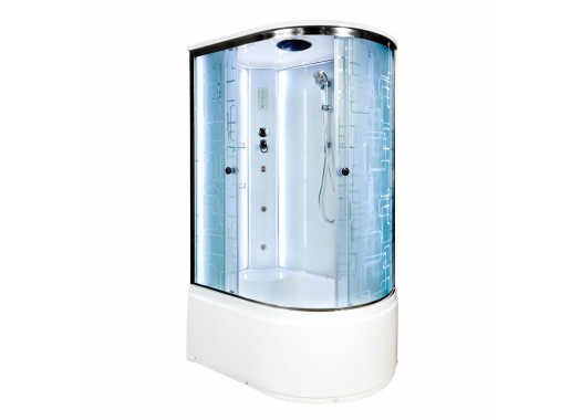 Душевая кабина Deto EM4512 L LED с гидромассажем