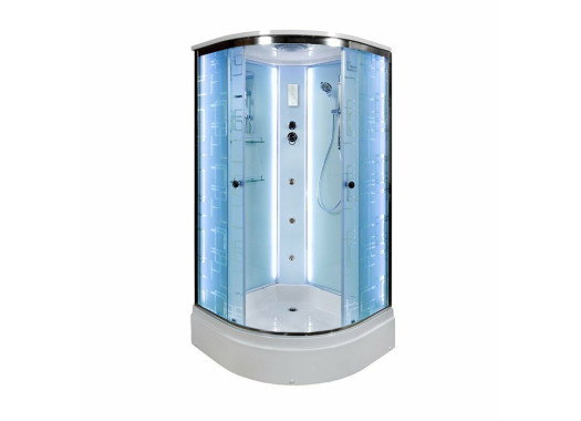 Душевая кабина Deto EM2790 LED с гидромассажем