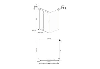 Душевое ограждение Ambassador Diamond 12011106L