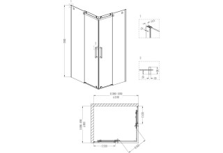 Душевой уголок Grossman GR-1110 L