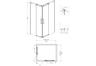 Душевой уголок Grossman GR-1110 R