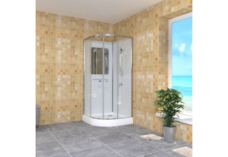 Душевая кабина RGW Andaman AN-208 100x100 стекло прозрачное, профиль матовый хром Душевая кабина RGW Andaman AN-208 100x100 стекло прозрачное, профиль матовый хром