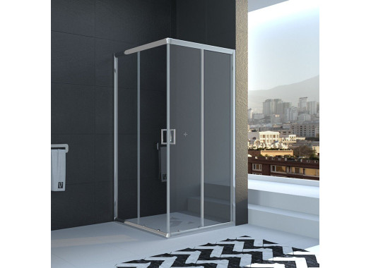 Душевой уголок Veconi Rovigo 80x80x195 стекло прозрачное профиль хром RV11-80K-01-19C1 Душевой уголок Veconi Rovigo 80x80x195 стекло прозрачное профиль хром RV11-80K-01-19C1