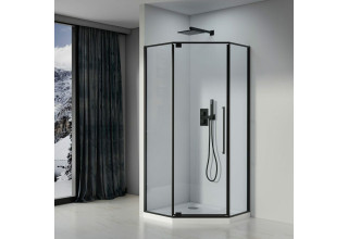 Душевой уголок Black&White S815 BC 100х100х195