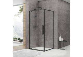 Душевой уголок Black&White S877 Black 90х90х195