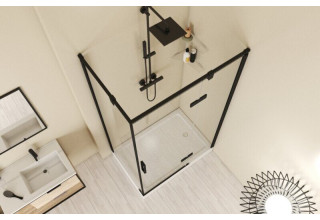 Душевой уголок BRAVAT BLACKLINE BS120.3113AB