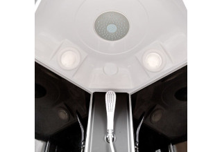 Душевая кабина Deto L810 с гидромассажем и электрикой BLACK