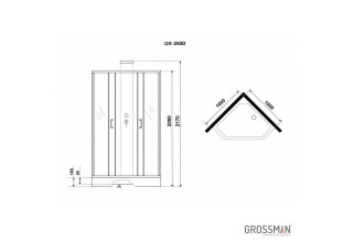 Душевая кабина Grossman GR250D