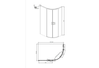 Душевое ограждение Ambassador Queen 11011103L