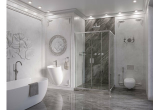 Душевой уголок Ambassador Forsa 17021108AX-110AX 1300х1100x2000