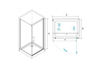 Душевой уголок RGW PA-33 04083388-11