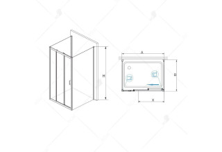 Душевой уголок RGW PA-73 (PA-13 + Z-33) 06087399-11
