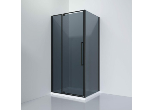 Душевой уголок Black&White S812 BG 100х100х195