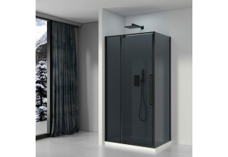 Душевой уголок Black&White S812 BG 100х100х195