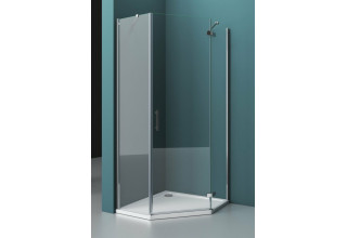 Душевой уголок BelBagno KRAFT-P-1-90-C-Cr-R