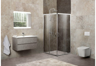 Душевой уголок BelBagno UNIQUE-A-2-85/100-C-Cr